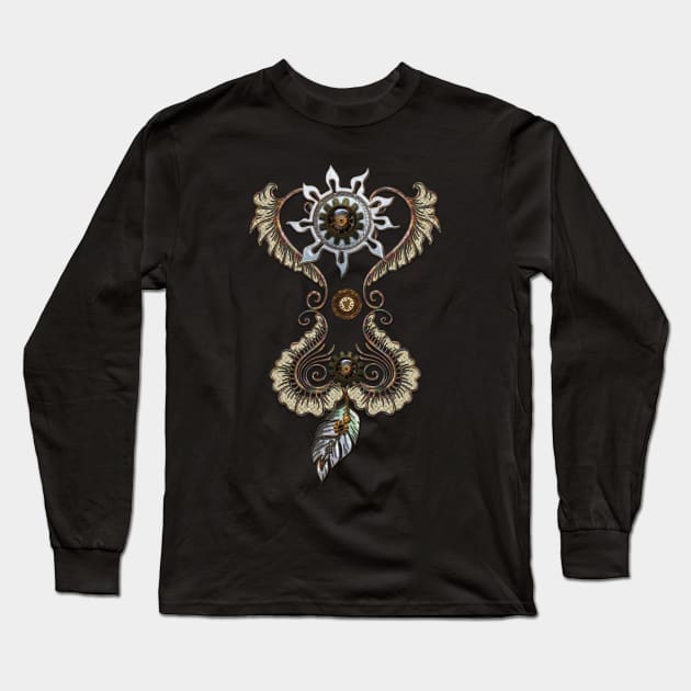 Elegant noble steampunk design Long Sleeve T-Shirt by Nicky2342